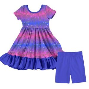 BRAND NEW WITH TAGS Roe V. Wade Twirl Dress with Biker Shorts Bamboo